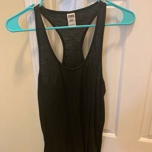 Black Victoria’s Secret PINK Razorback tank top